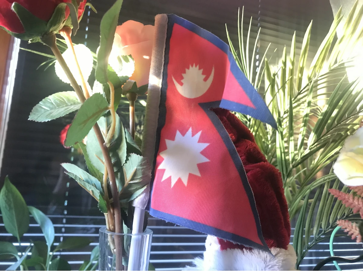 Nepali flag abroad